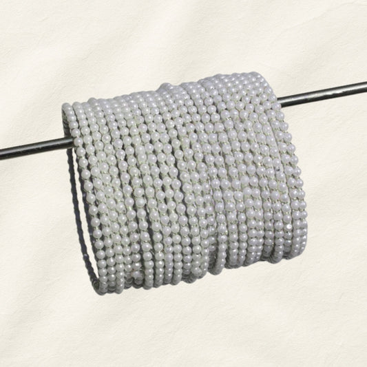 Hania's Pearls Bangles Set